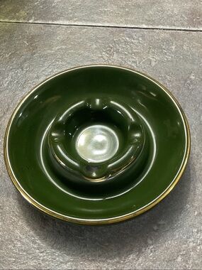 Vintage Hall Pottery ashtray